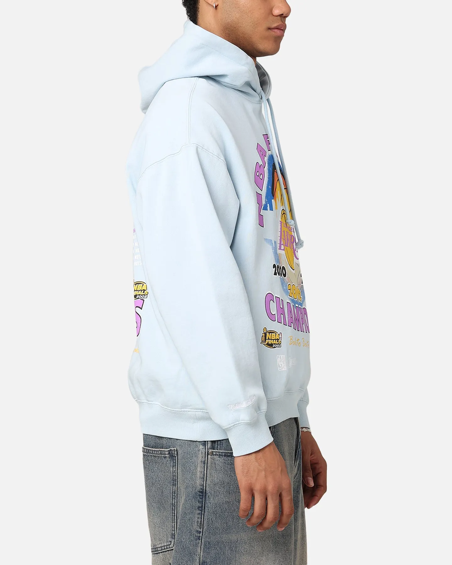 Mitchell & Ness Los Angeles Lakers Finals Champion Hoodie Hellblau