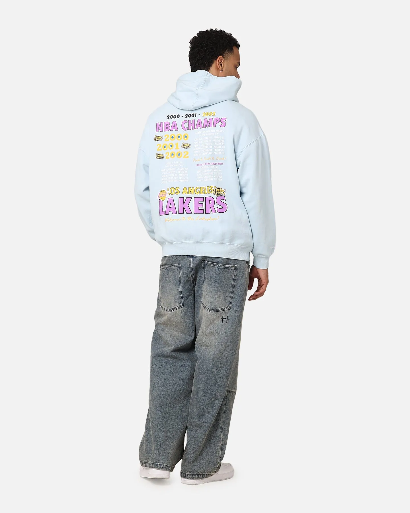 Mitchell & Ness Los Angeles Lakers Finals Champion Hoodie Hellblau
