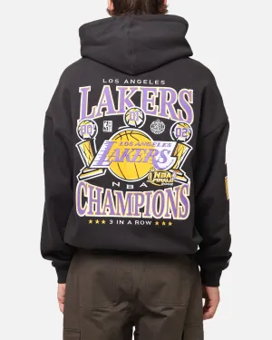 Mitchell & Ness Los Angeles Lakers Pinnacle Kapuzenpullover Ausgewaschen Schwarz