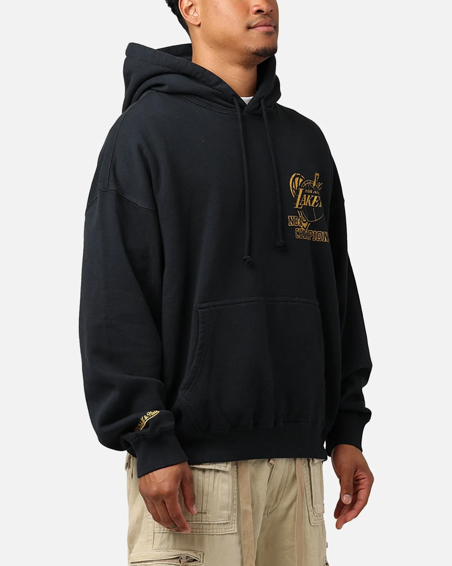 Mitchell & Ness Los Angeles Lakers Ringe Hoodie Vintage Schwarz