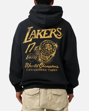 Mitchell & Ness Los Angeles Lakers Ringe Hoodie Vintage Schwarz