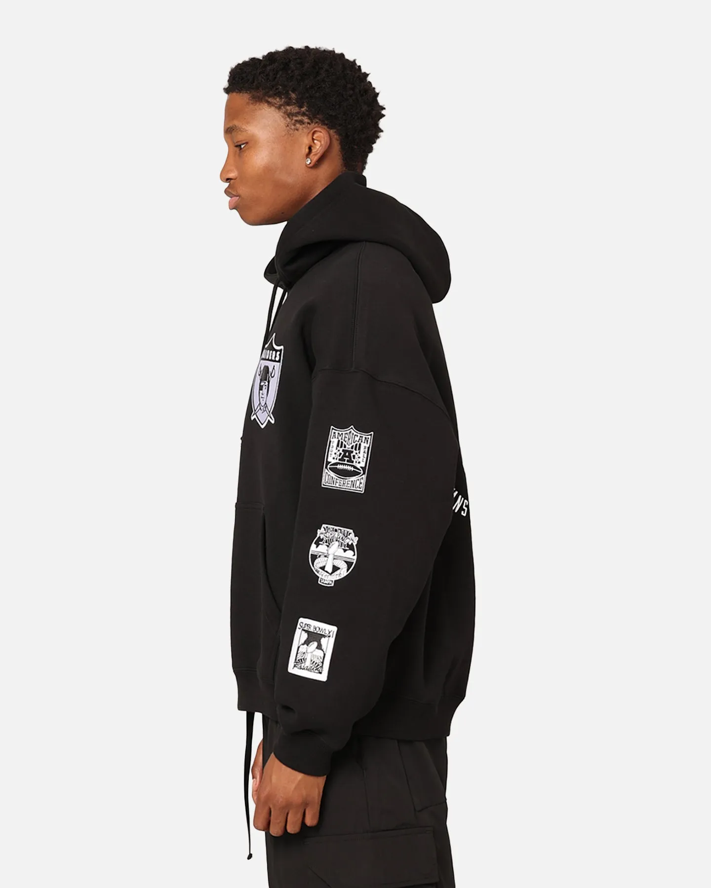 Mitchell & Ness Los Angeles Raiders History Hoodie Vintage Schwarz