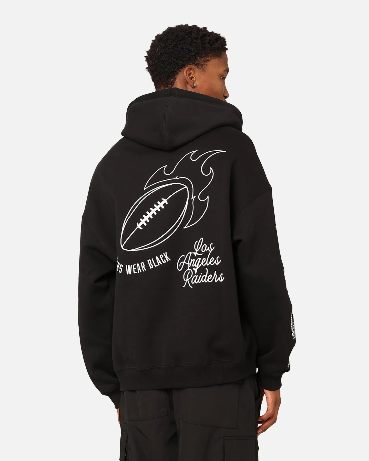 Mitchell & Ness Los Angeles Raiders History Hoodie Vintage Schwarz