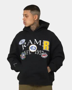 Mitchell & Ness Los Angeles Rams Touchline Kapuzenpullover Vintage Schwarz