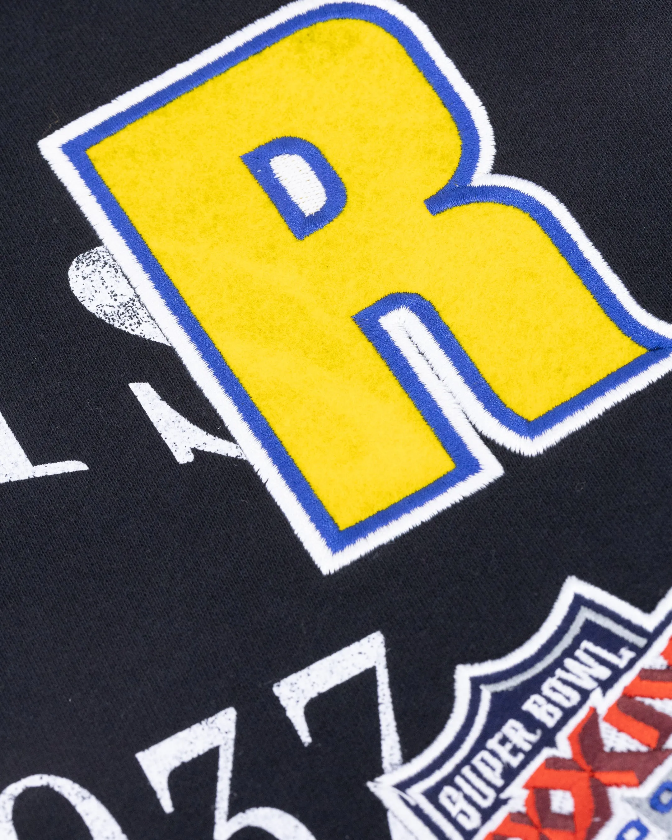 Mitchell & Ness Los Angeles Rams Touchline Kapuzenpullover Vintage Schwarz