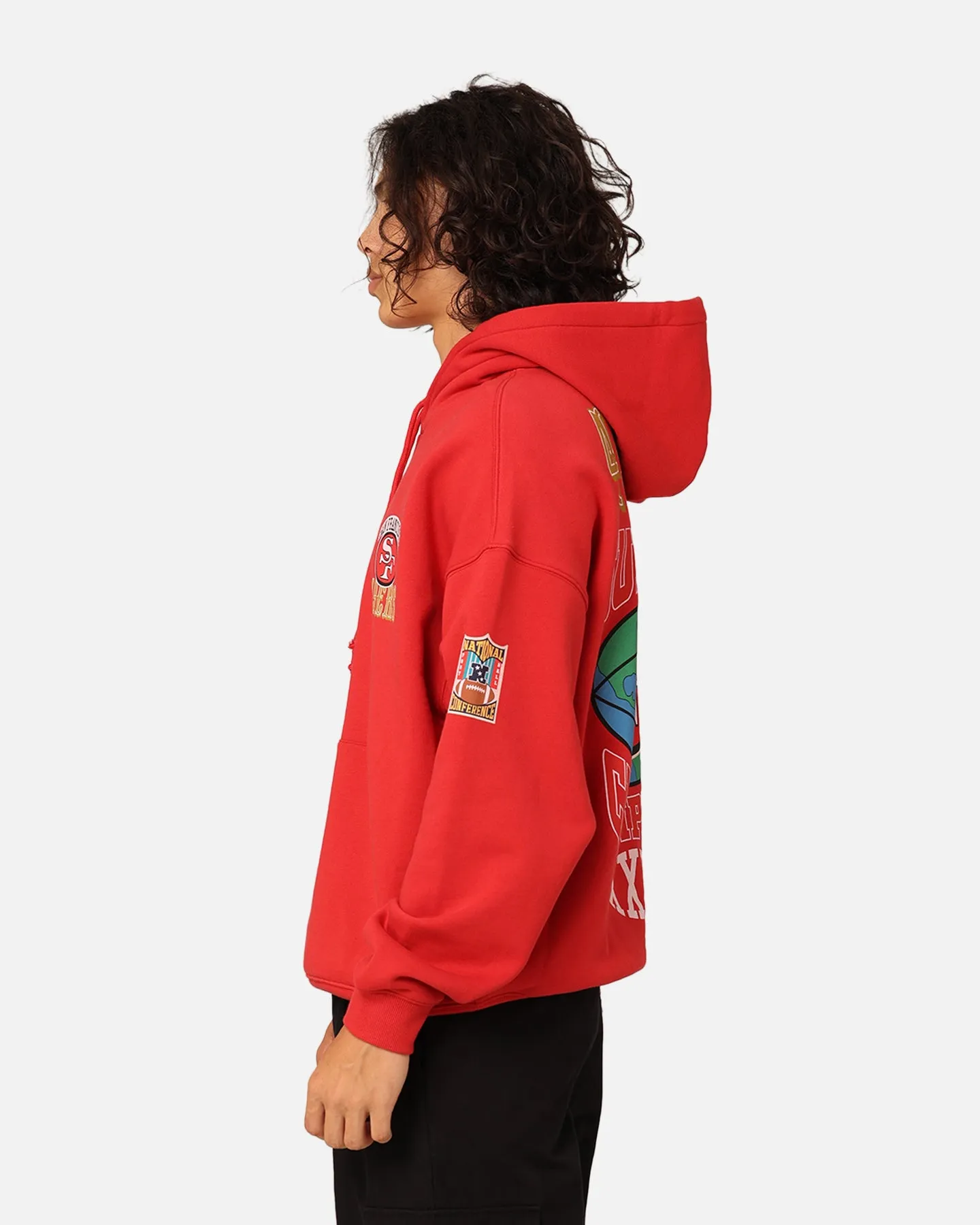 Mitchell & Ness San Francisco 49ers Super Bowl World Hoodie Vintage Rot