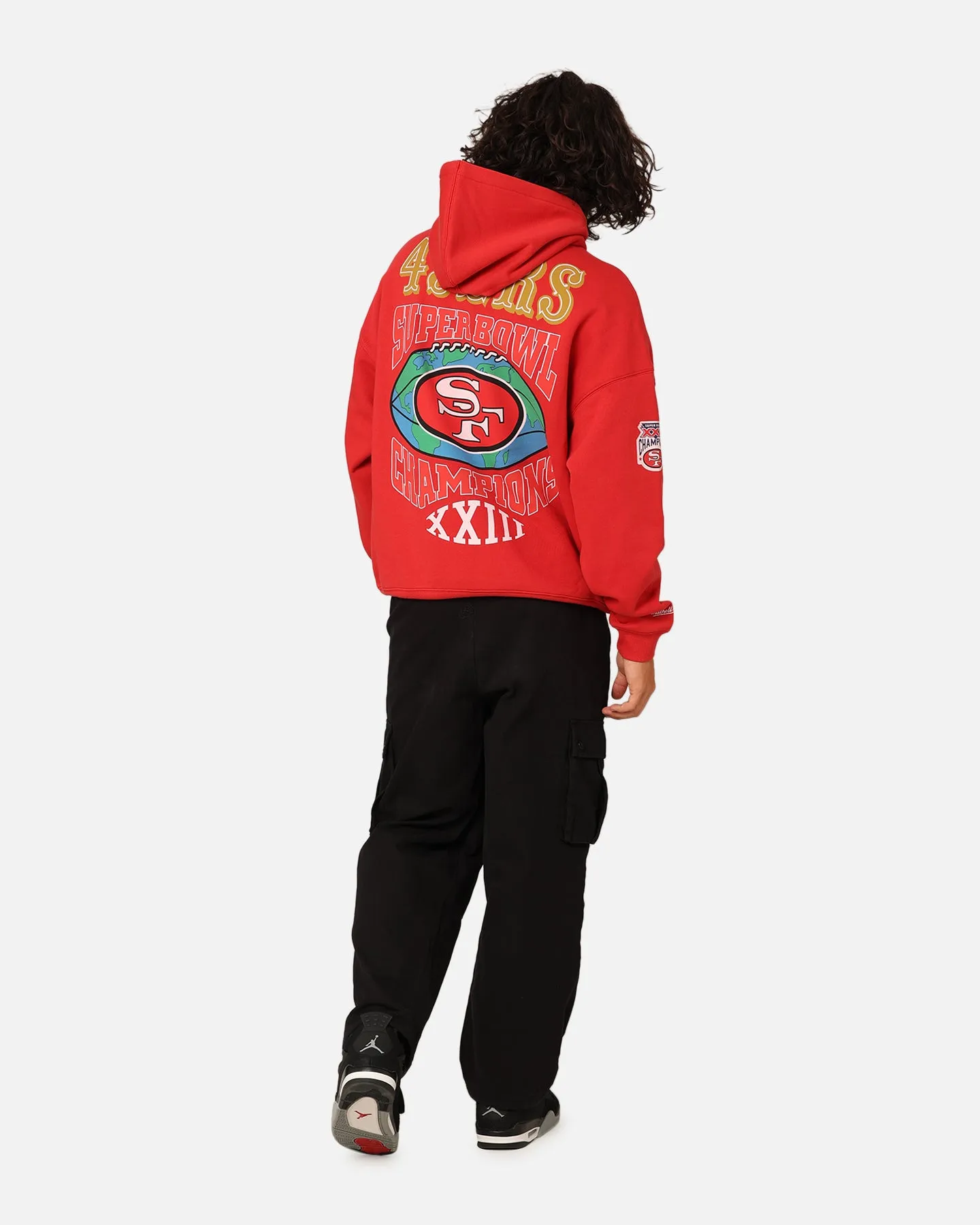 Mitchell & Ness San Francisco 49ers Super Bowl World Hoodie Vintage Rot