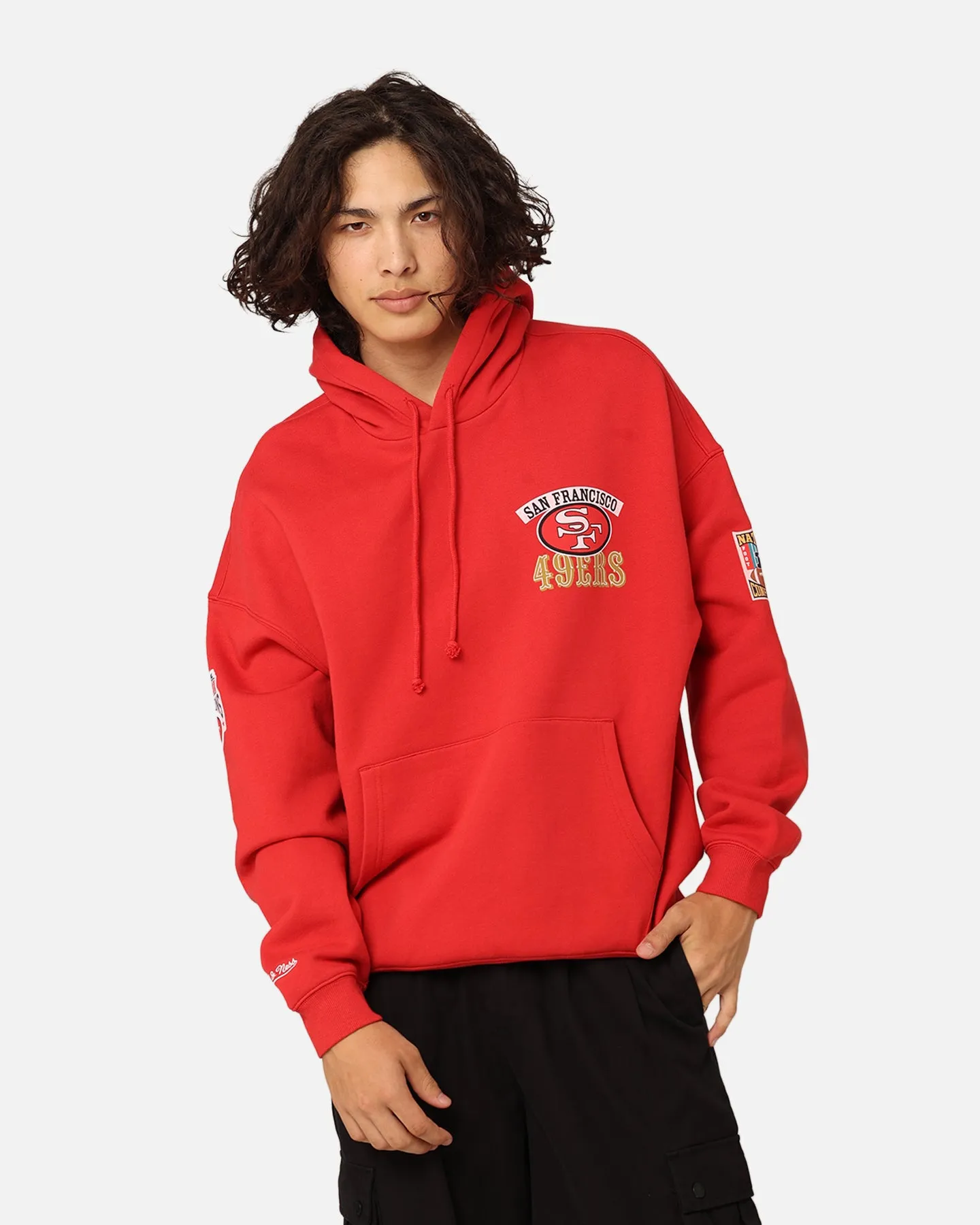 Mitchell & Ness San Francisco 49ers Super Bowl World Hoodie Vintage Rot
