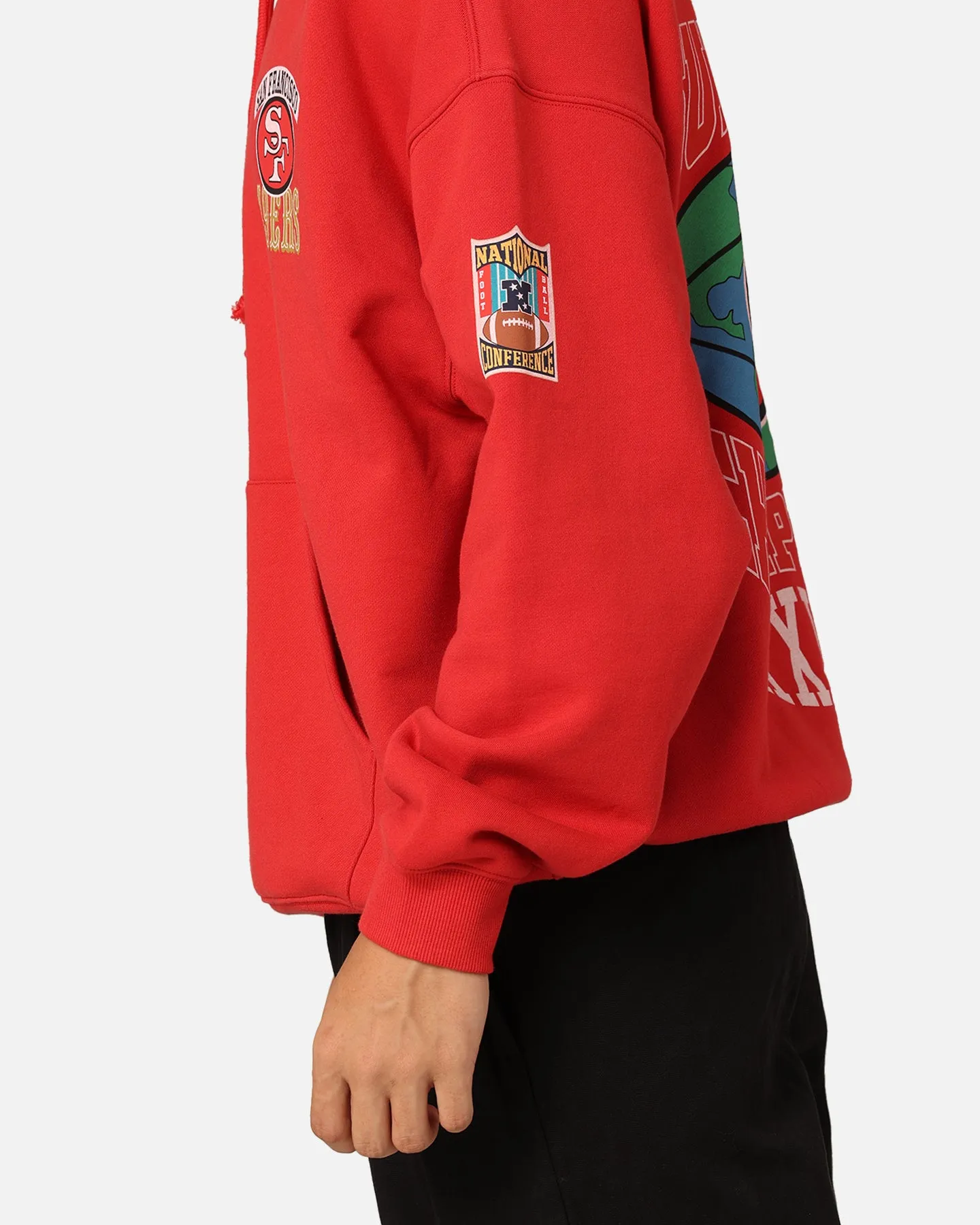 Mitchell & Ness San Francisco 49ers Super Bowl World Hoodie Vintage Rot