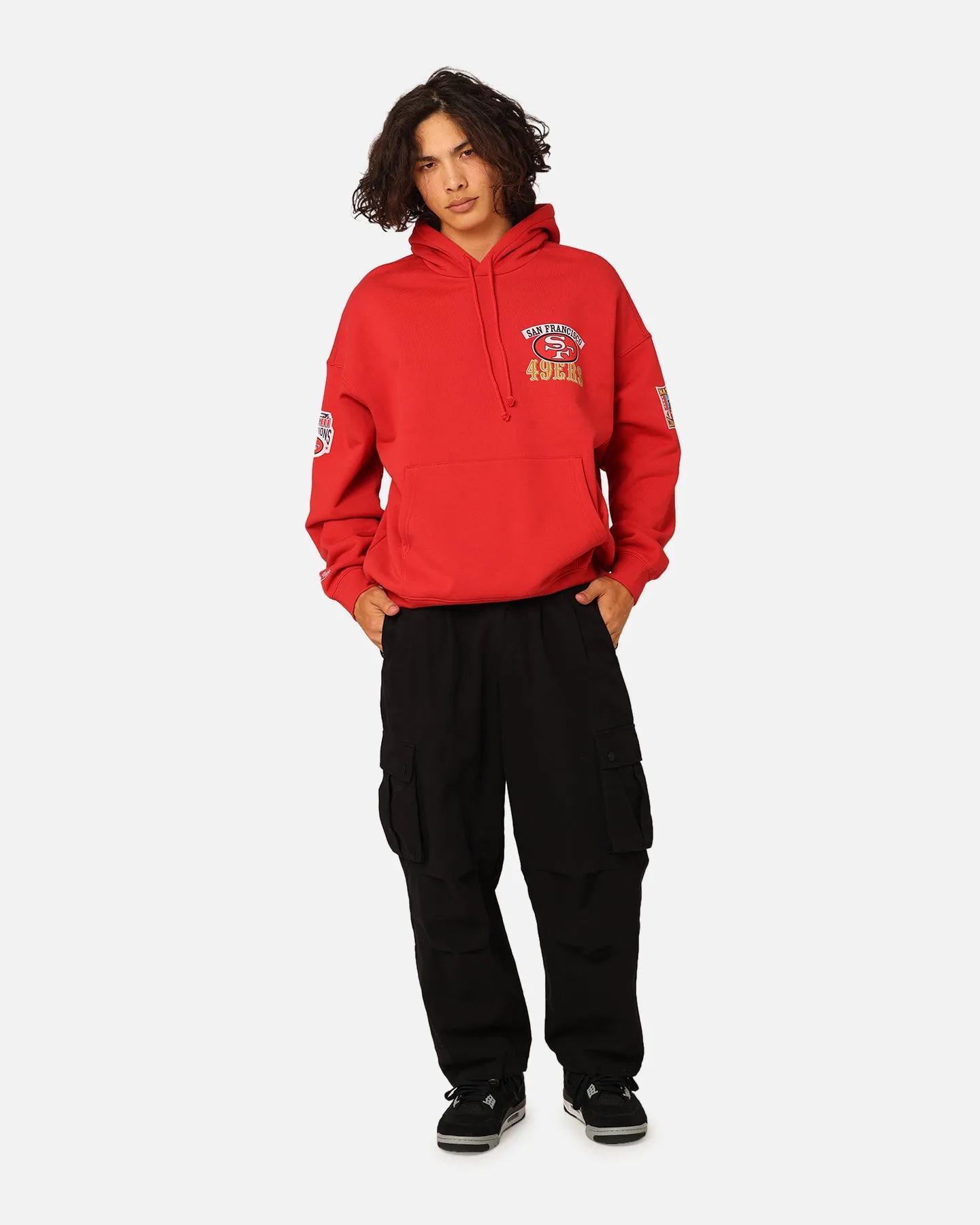 Mitchell & Ness San Francisco 49ers Super Bowl World Hoodie Vintage Rot