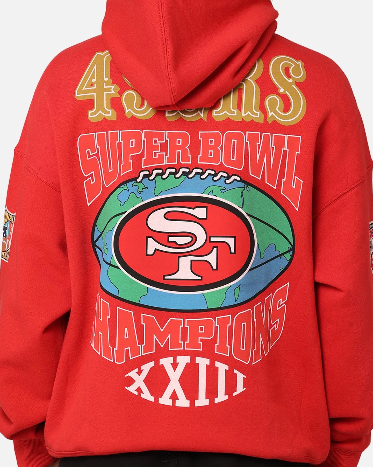 Mitchell & Ness San Francisco 49ers Super Bowl World Hoodie Vintage Rot