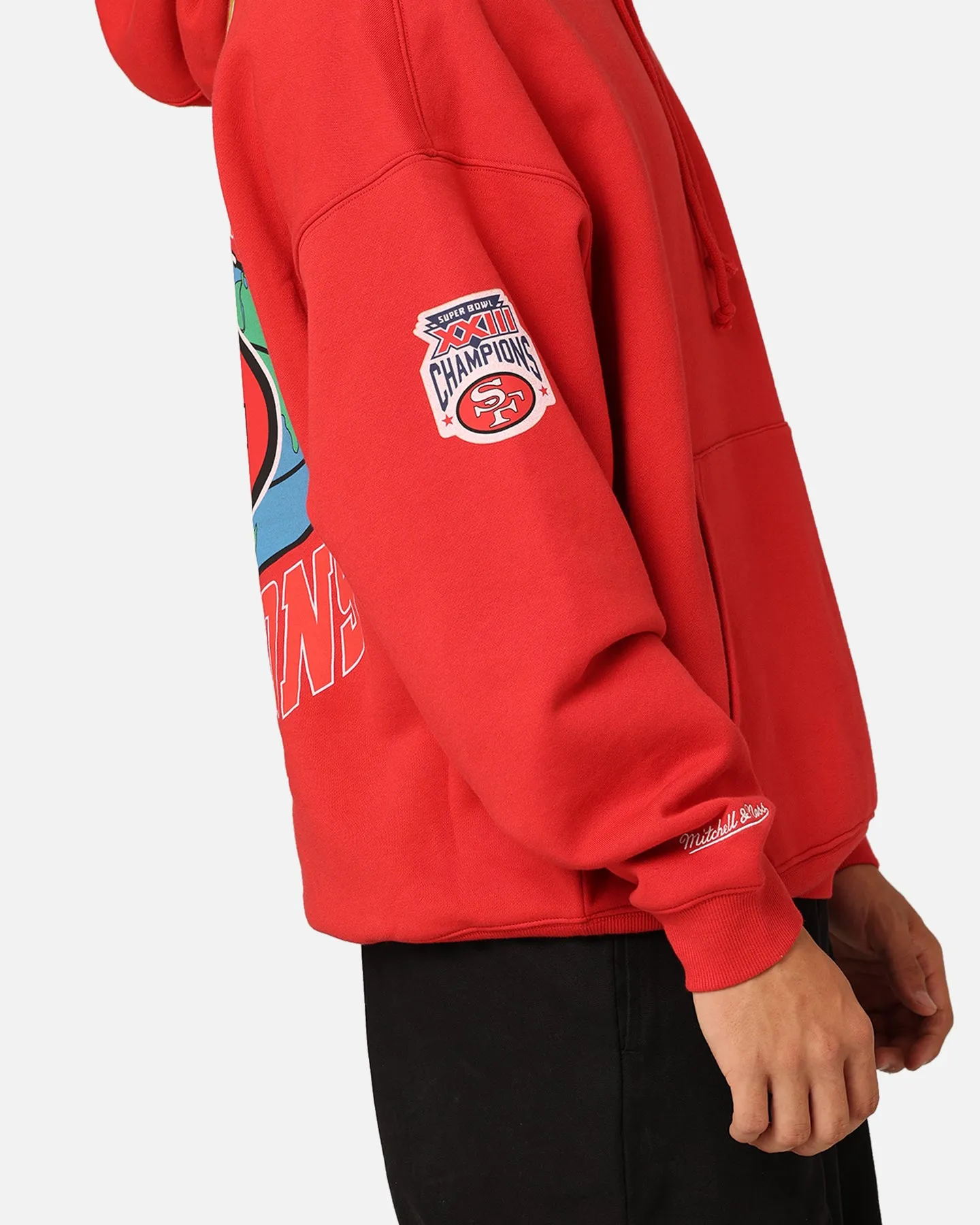 Mitchell & Ness San Francisco 49ers Super Bowl World Hoodie Vintage Rot