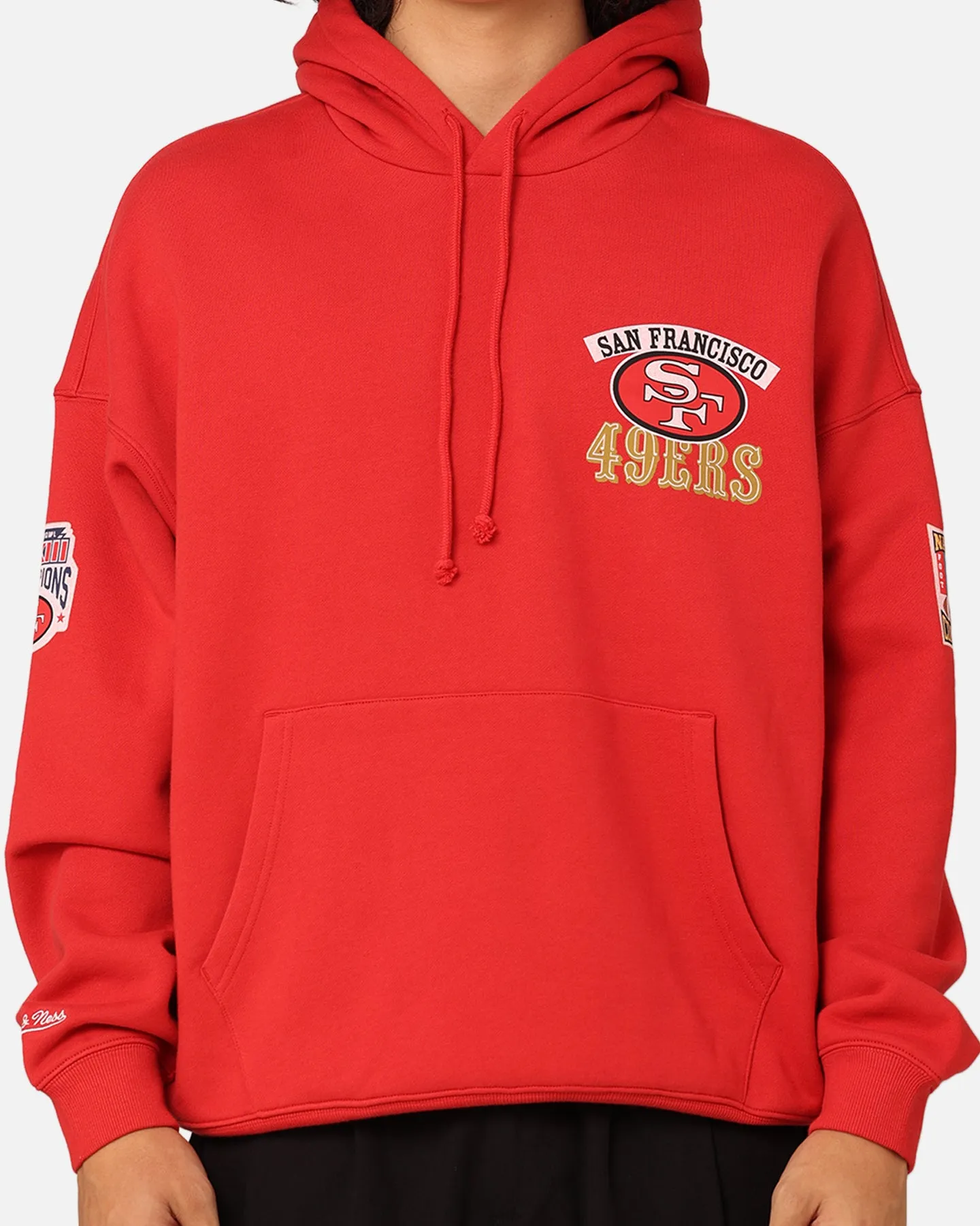 Mitchell & Ness San Francisco 49ers Super Bowl World Hoodie Vintage Rot