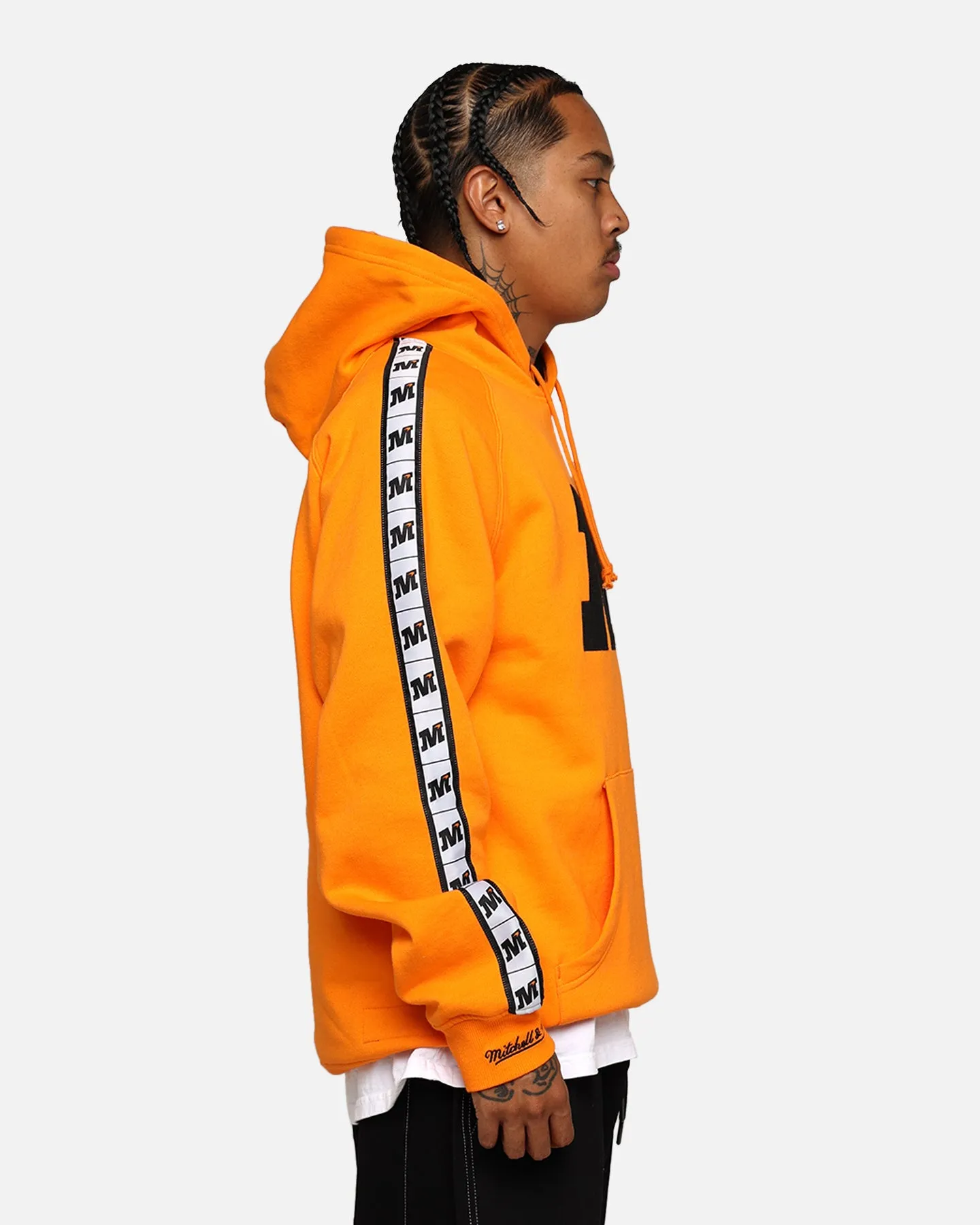 Mitchell & Ness X McLaren X Culture Kings Las Vegas Kollektion Big Logo Fleece Hoodie Orange