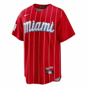 MLB - Herren Miami Marlins Jazz Chisolm Jr. Replika-Trikot (T770 03VR MQ7 C02)