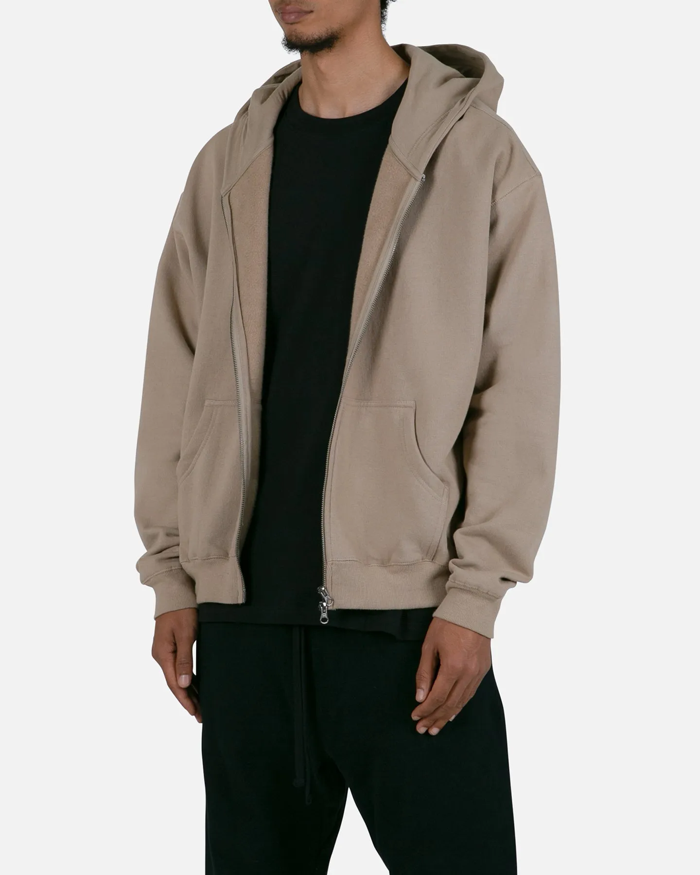 MNML Basic Zip-Up Hoodie Erde