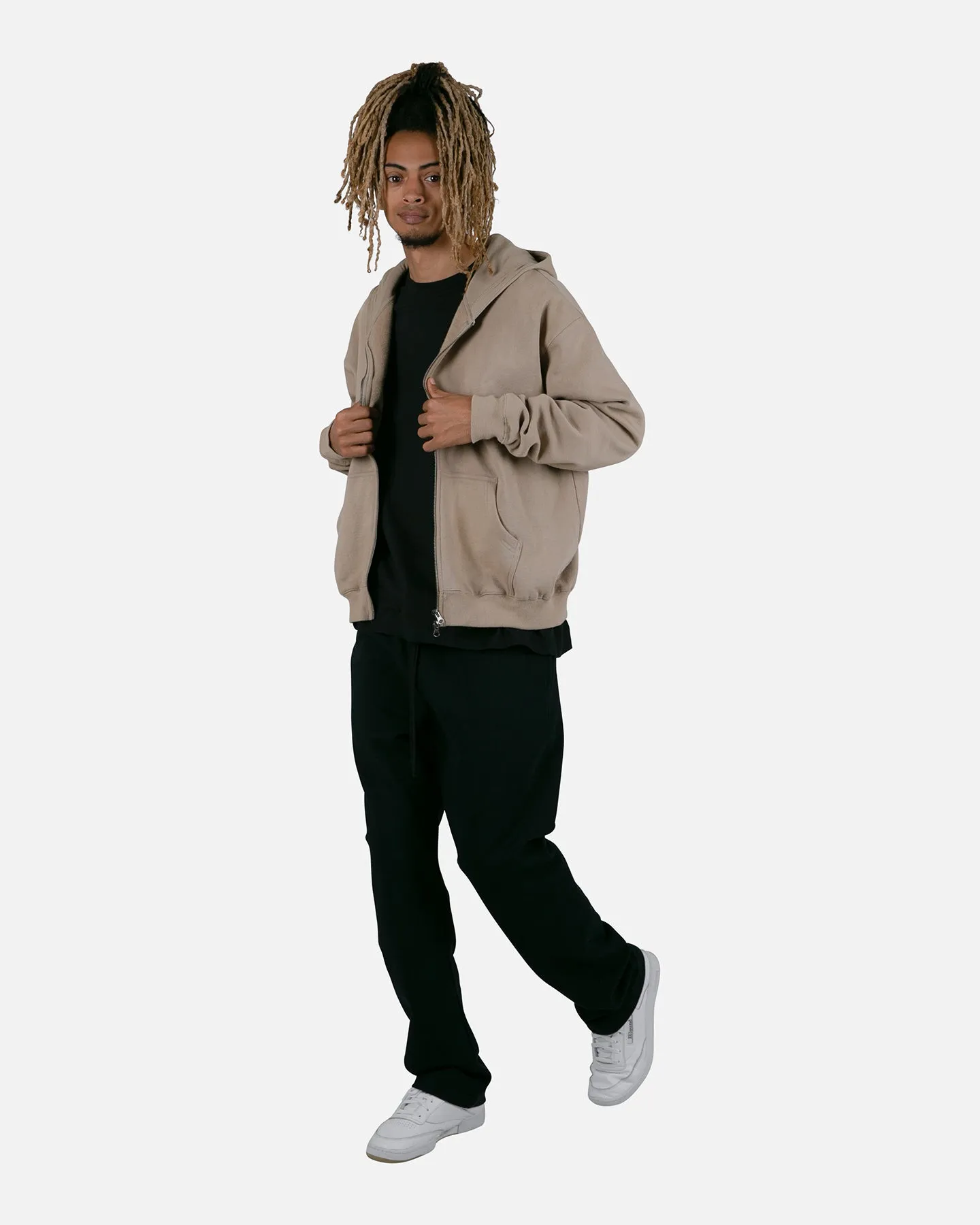 MNML Basic Zip-Up Hoodie Erde