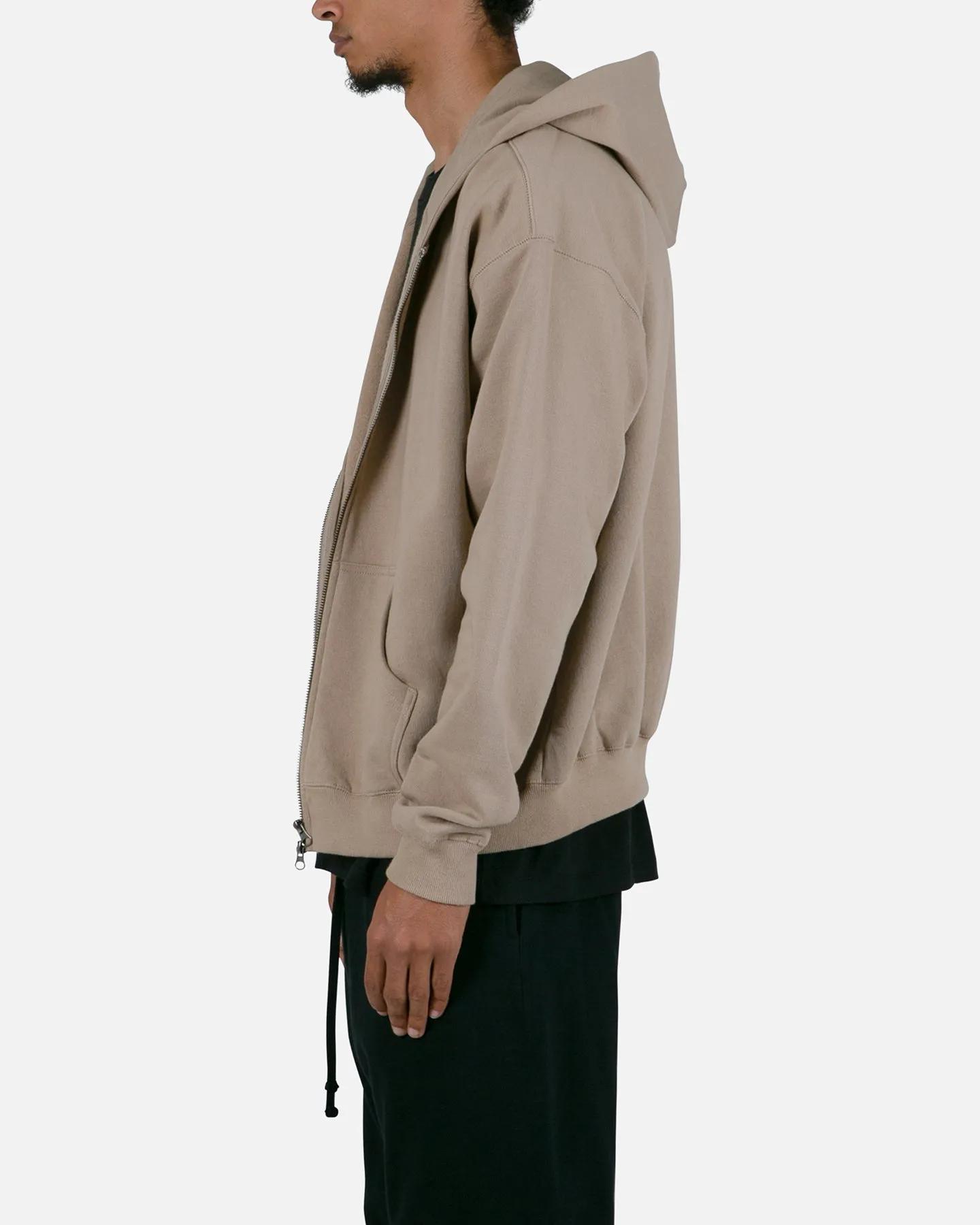 MNML Basic Zip-Up Hoodie Erde