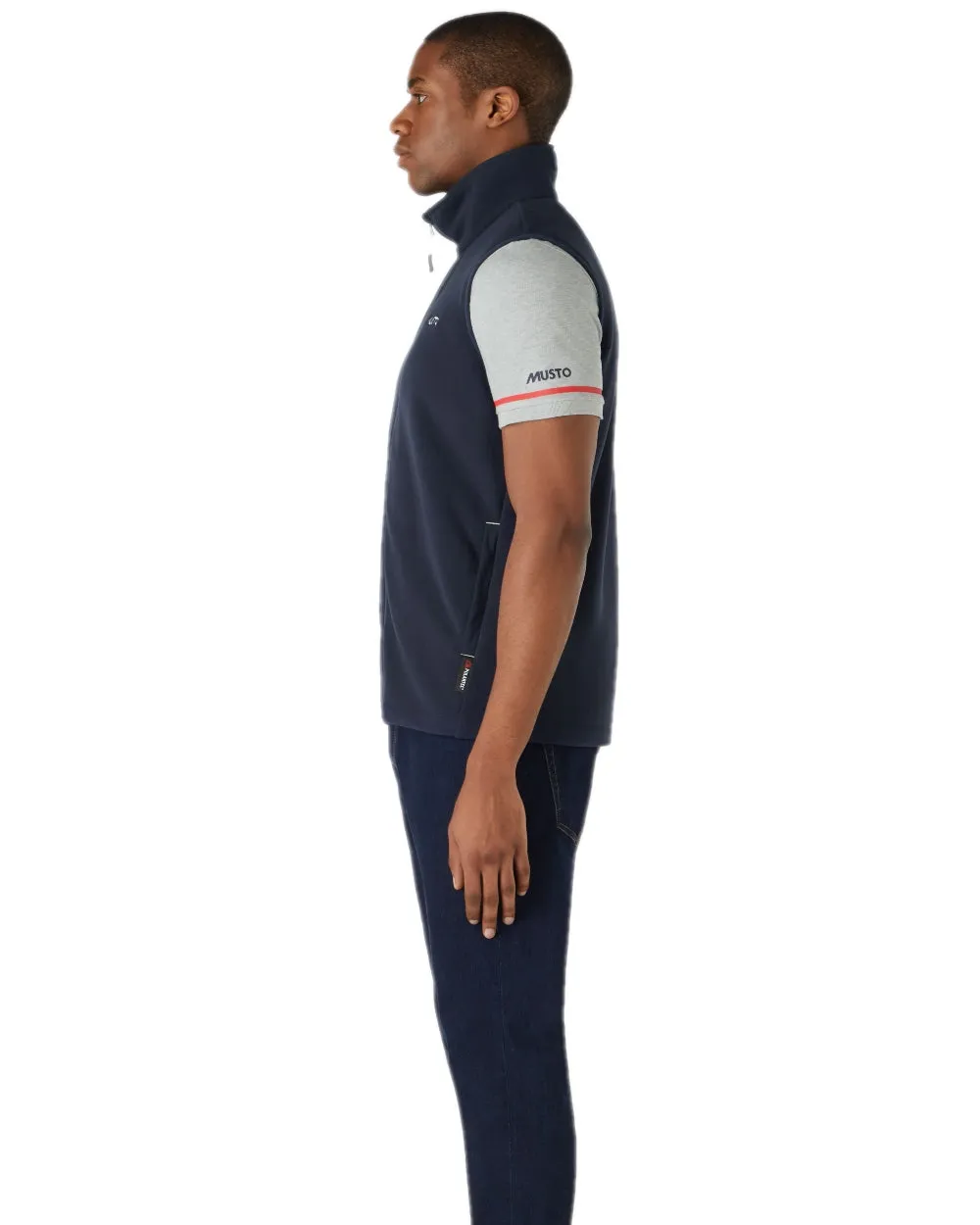 Musto Herren Nautic Polartec Fleece Weste Musto Kleidung