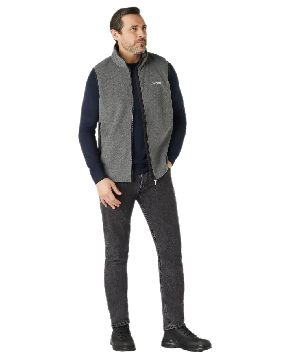 Musto Herren Nautic Polartec Fleece Weste Musto Kleidung