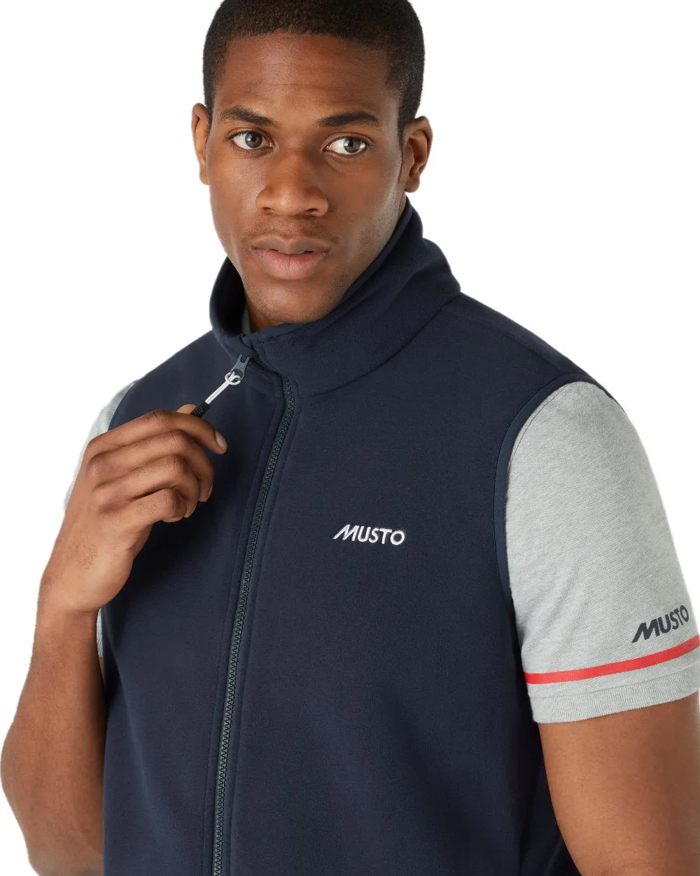 Musto Herren Nautic Polartec Fleece Weste Musto Kleidung