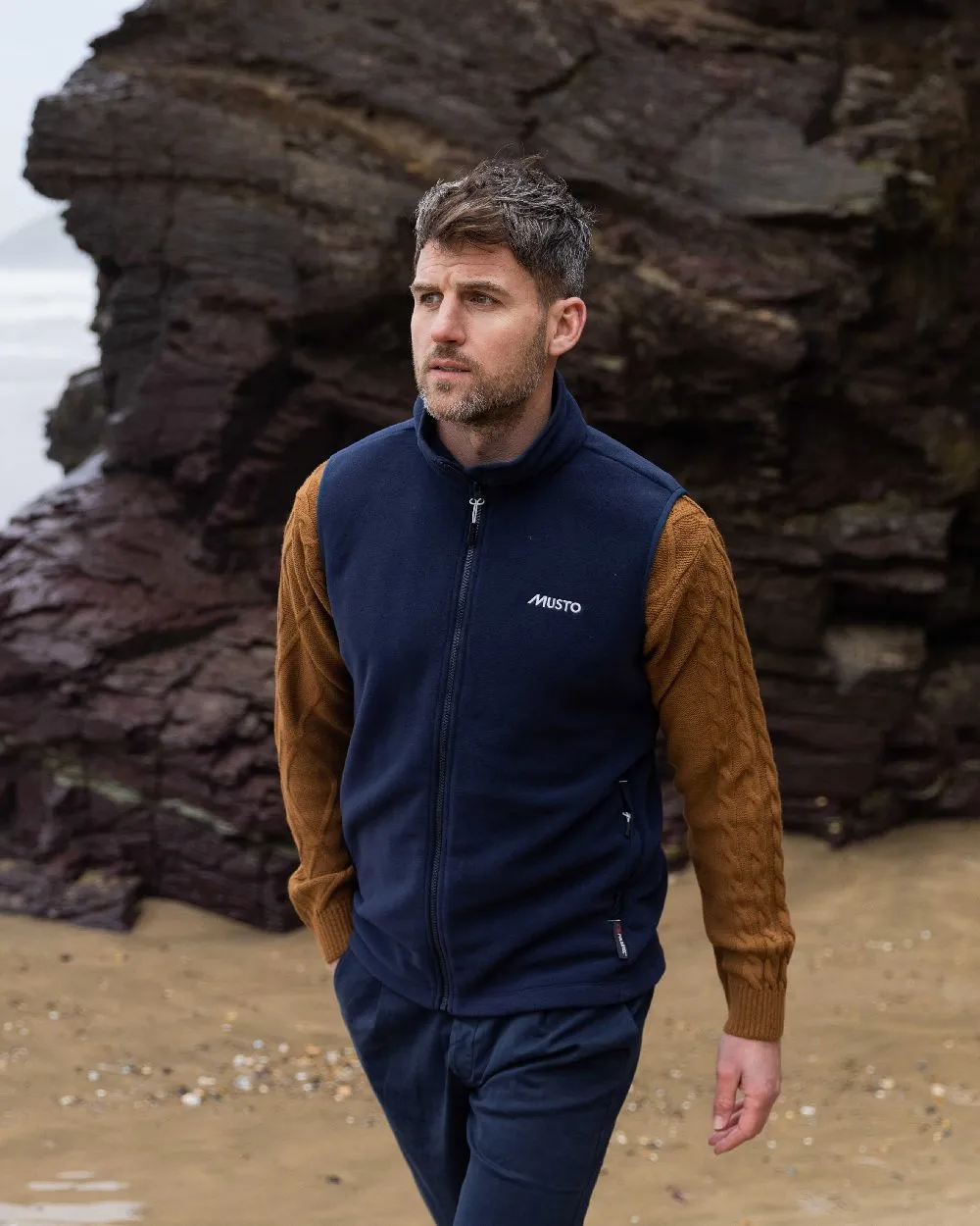 Musto Herren Nautic Polartec Fleece Weste Musto Kleidung