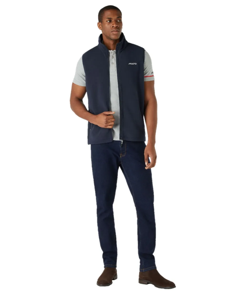 Musto Herren Nautic Polartec Fleece Weste Musto Kleidung