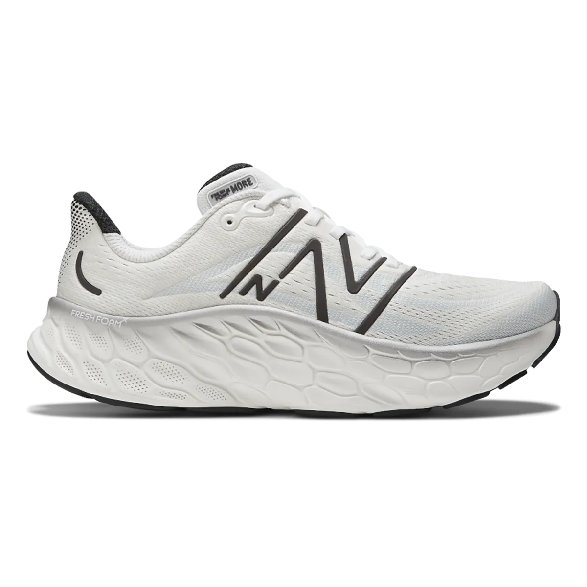 New Balance Fresh Foam X More V4 - Weiß - Schwarz Metallic - Schwarz