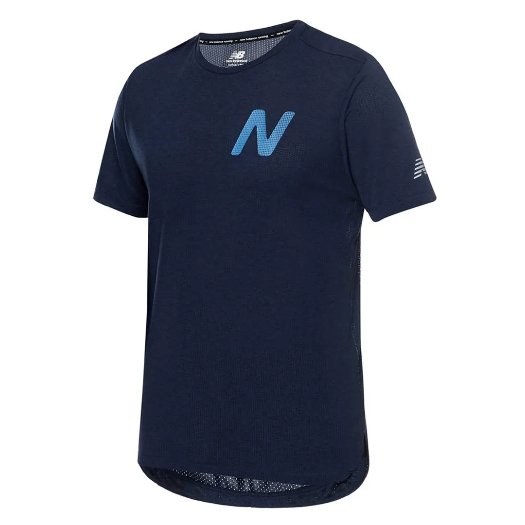 New Balance - Grafik-Impact-Lauf-T-Shirt für Herren (MT21277 NML)