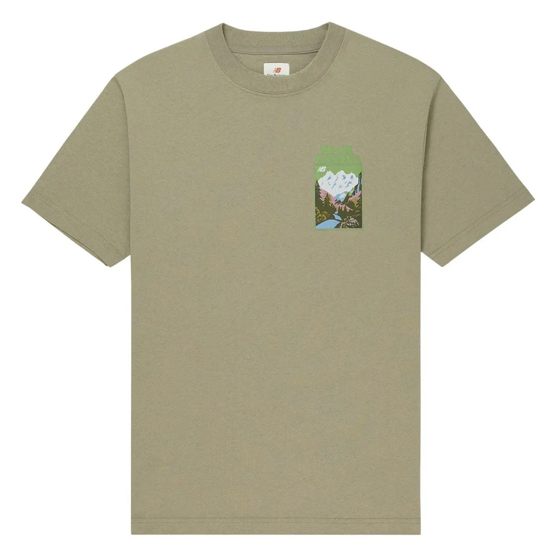 New Balance - Herren T-Shirt mit Aufdruck, in den USA hergestellt (MT33546 TCO)