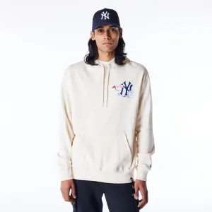 New Era Sweatshirts und Hoodies New York Yankees MLB Food Grafik Stone Übergroßer Pullover Hoodie