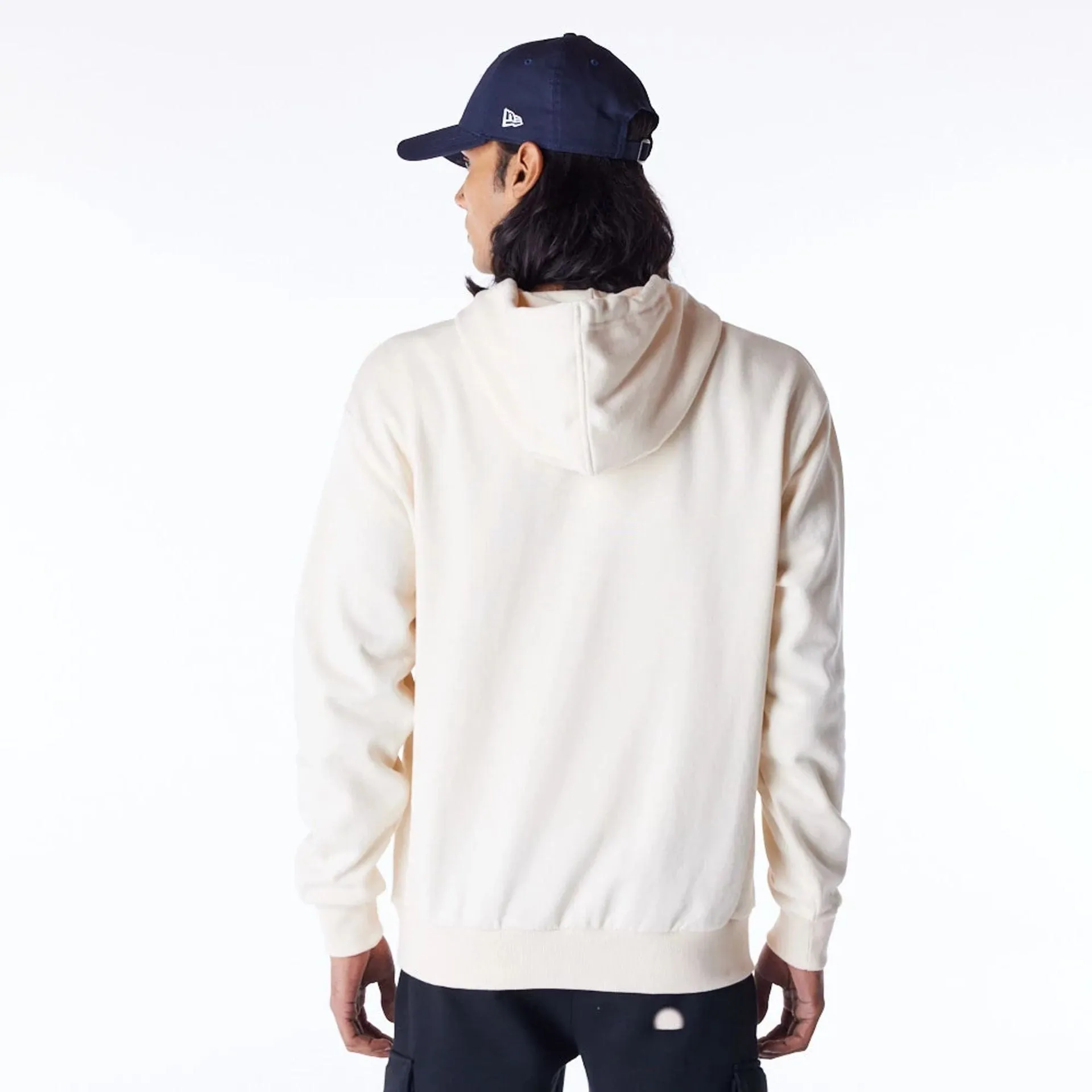 New Era Sweatshirts und Hoodies New York Yankees MLB Food Grafik Stone Übergroßer Pullover Hoodie
