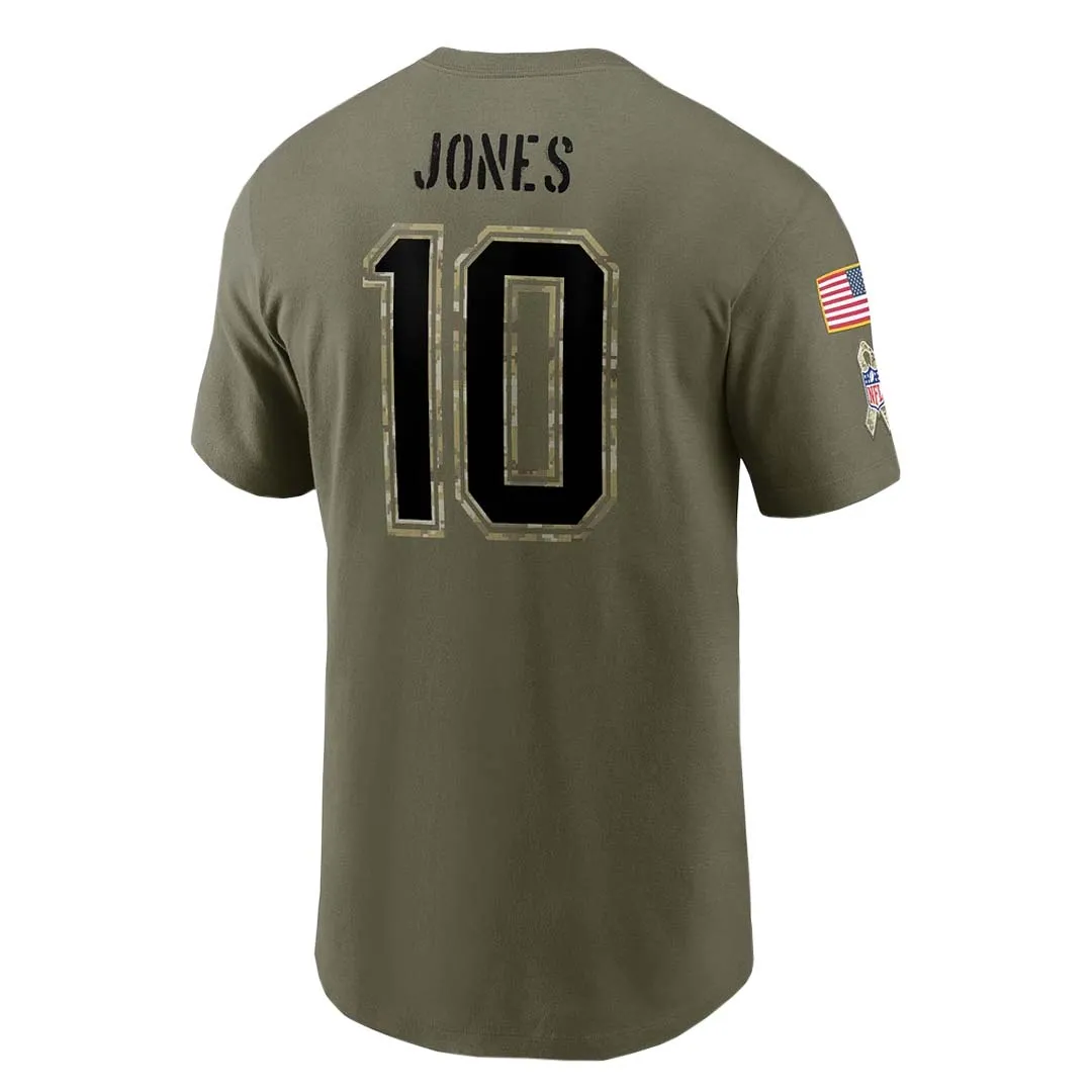 NFL - Herren New England Patriots Mac Jones Salute to Service T-Shirt (N199 2DH F3L 001)