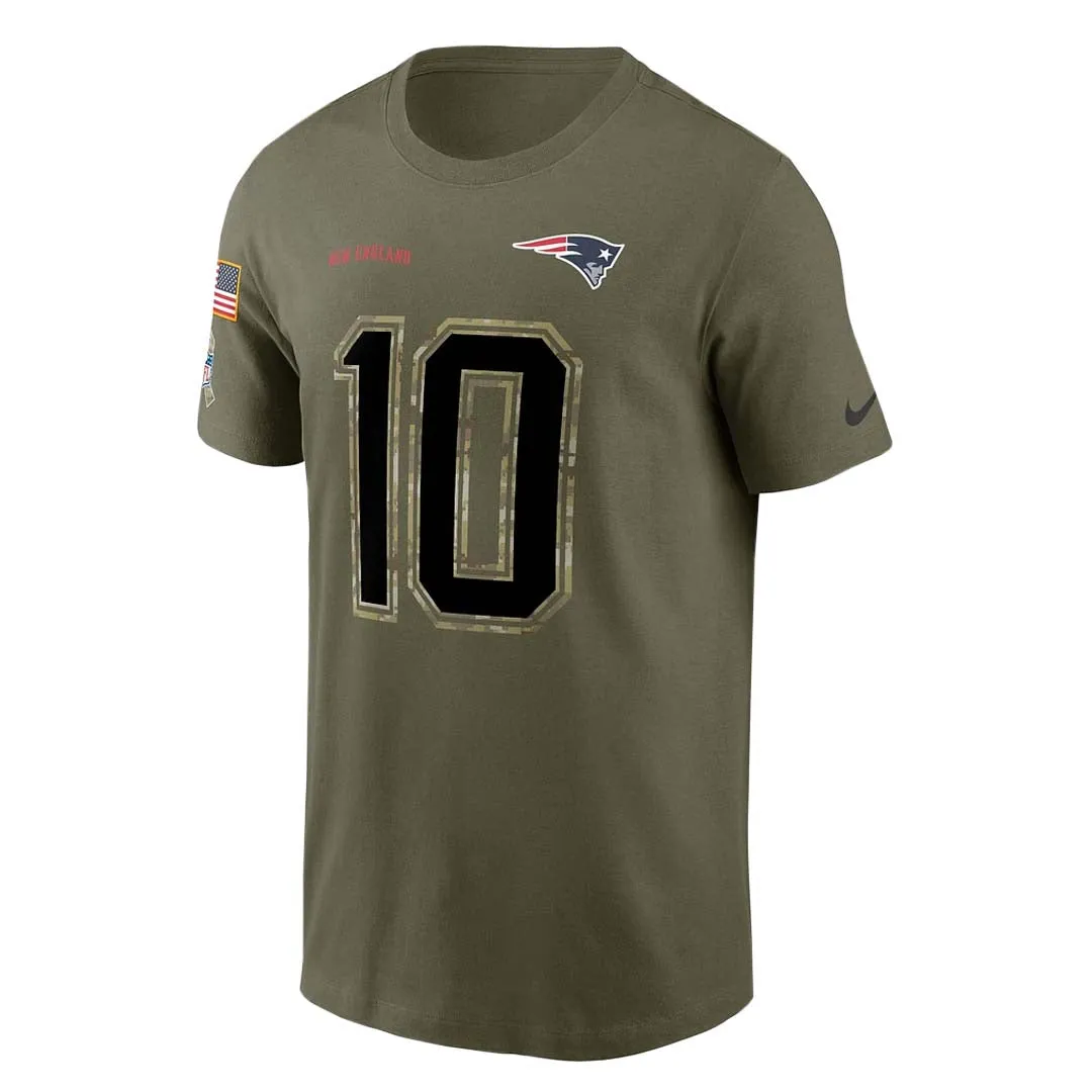 NFL - Herren New England Patriots Mac Jones Salute to Service T-Shirt (N199 2DH F3L 001)