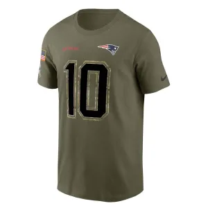 NFL - Herren New England Patriots Mac Jones Salute to Service T-Shirt (N199 2DH F3L 001)