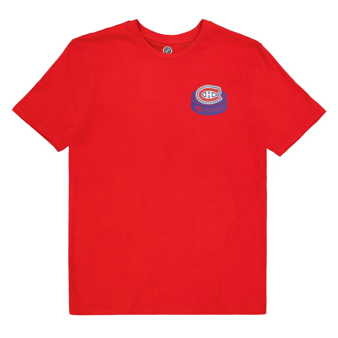 NHL - Iconisches Herren-T-Shirt der Montreal Canadiens (NHXX0VFMSC3A1GT 62ROT)
