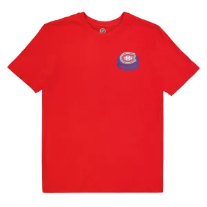 NHL - Iconisches Herren-T-Shirt der Montreal Canadiens (NHXX0VFMSC3A1GT 62ROT)
