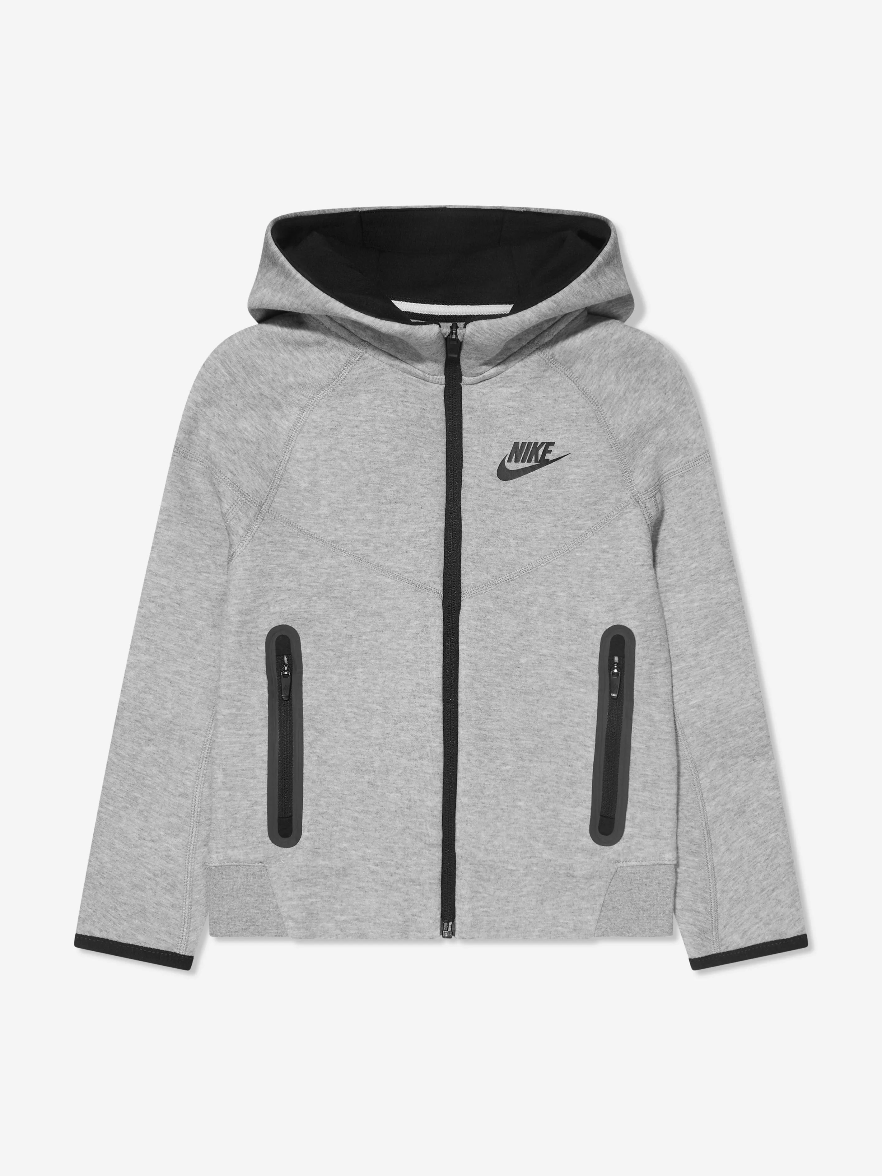 Nike Jungen Tech Fleece Kapuzen-Jogginganzug in Grau