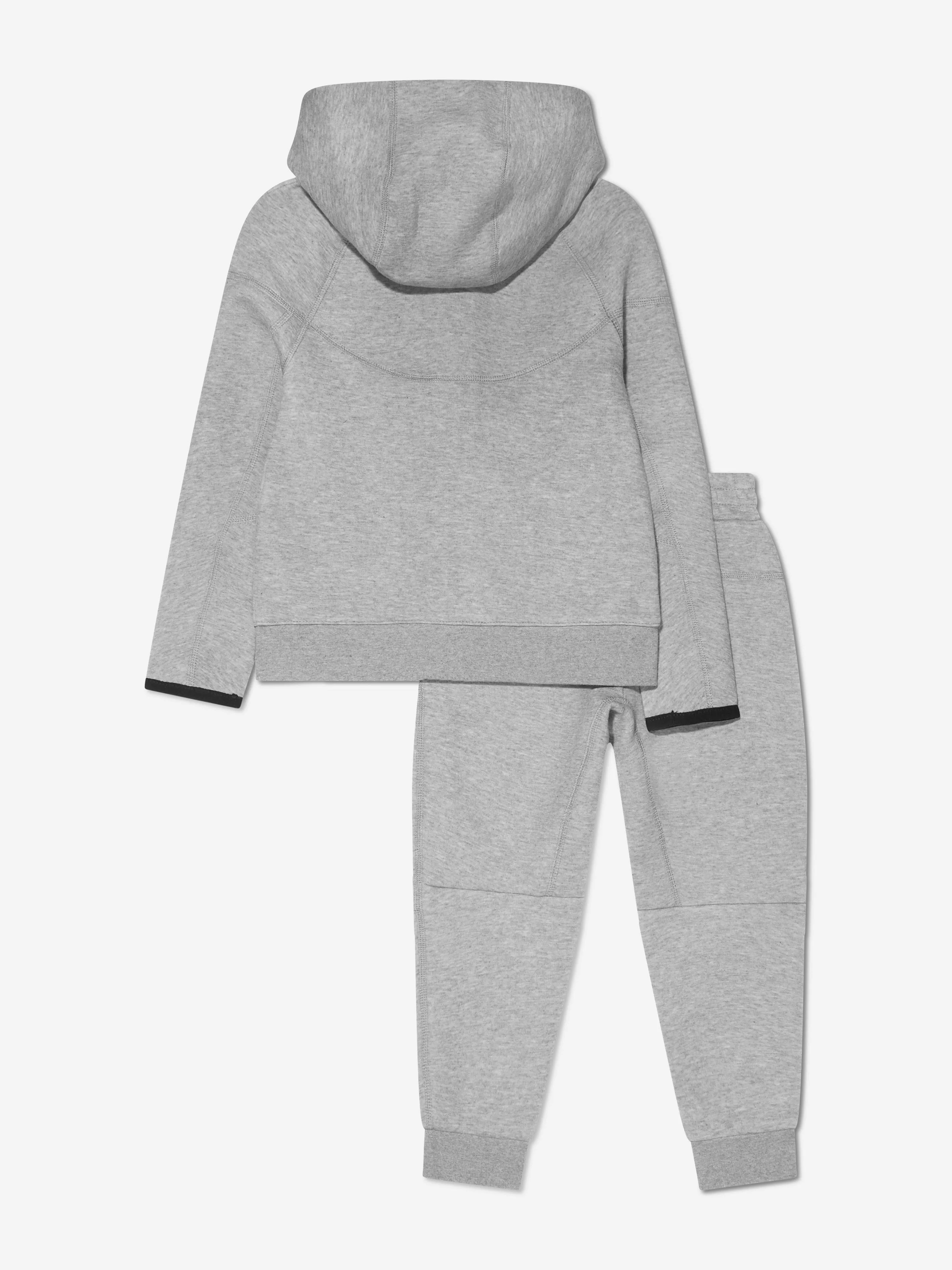 Nike Jungen Tech Fleece Kapuzen-Jogginganzug in Grau