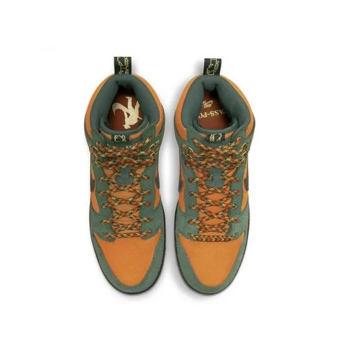 Nike SB Dunk High Pass~Port Arbeitsstiefel Passport Armeegrün/Braun/Schwarz Nike Dunk