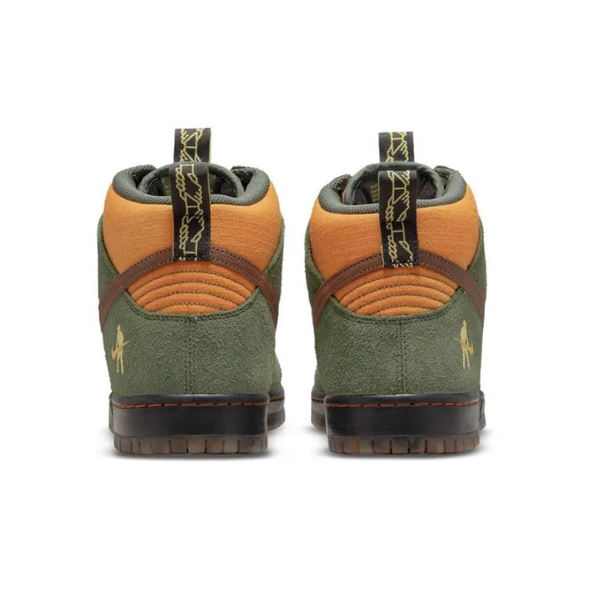 Nike SB Dunk High Pass~Port Arbeitsstiefel Passport Armeegrün/Braun/Schwarz Nike Dunk