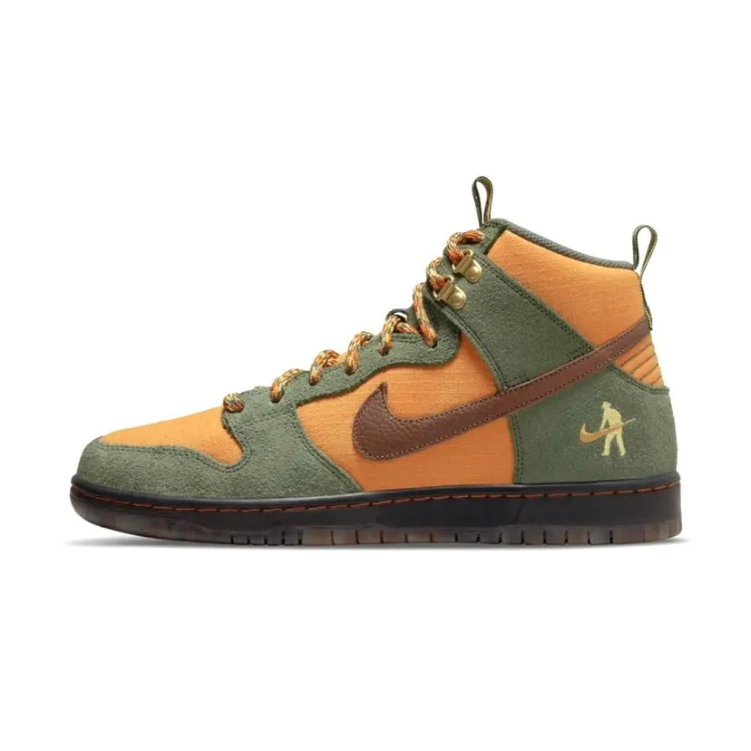 Nike SB Dunk High Pass~Port Arbeitsstiefel Passport Armeegrün/Braun/Schwarz Nike Dunk