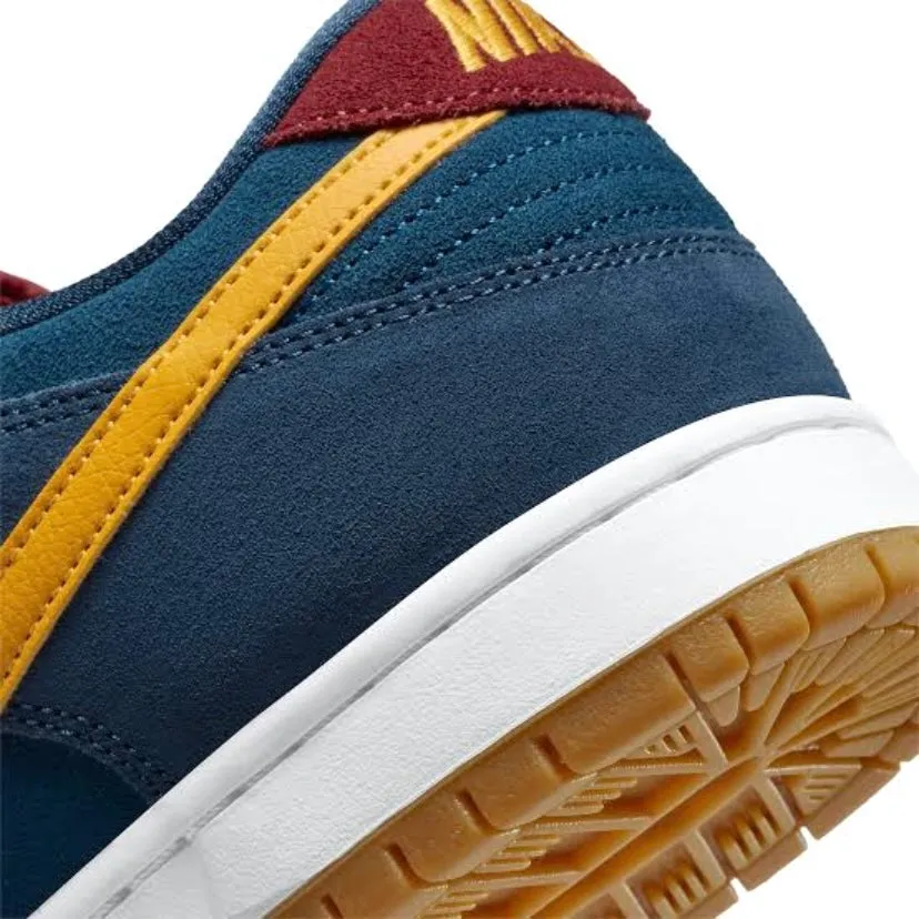 Nike SB Dunk Low Pro Premium Barcelona Navy University Gold Gym Red Nike Dunk