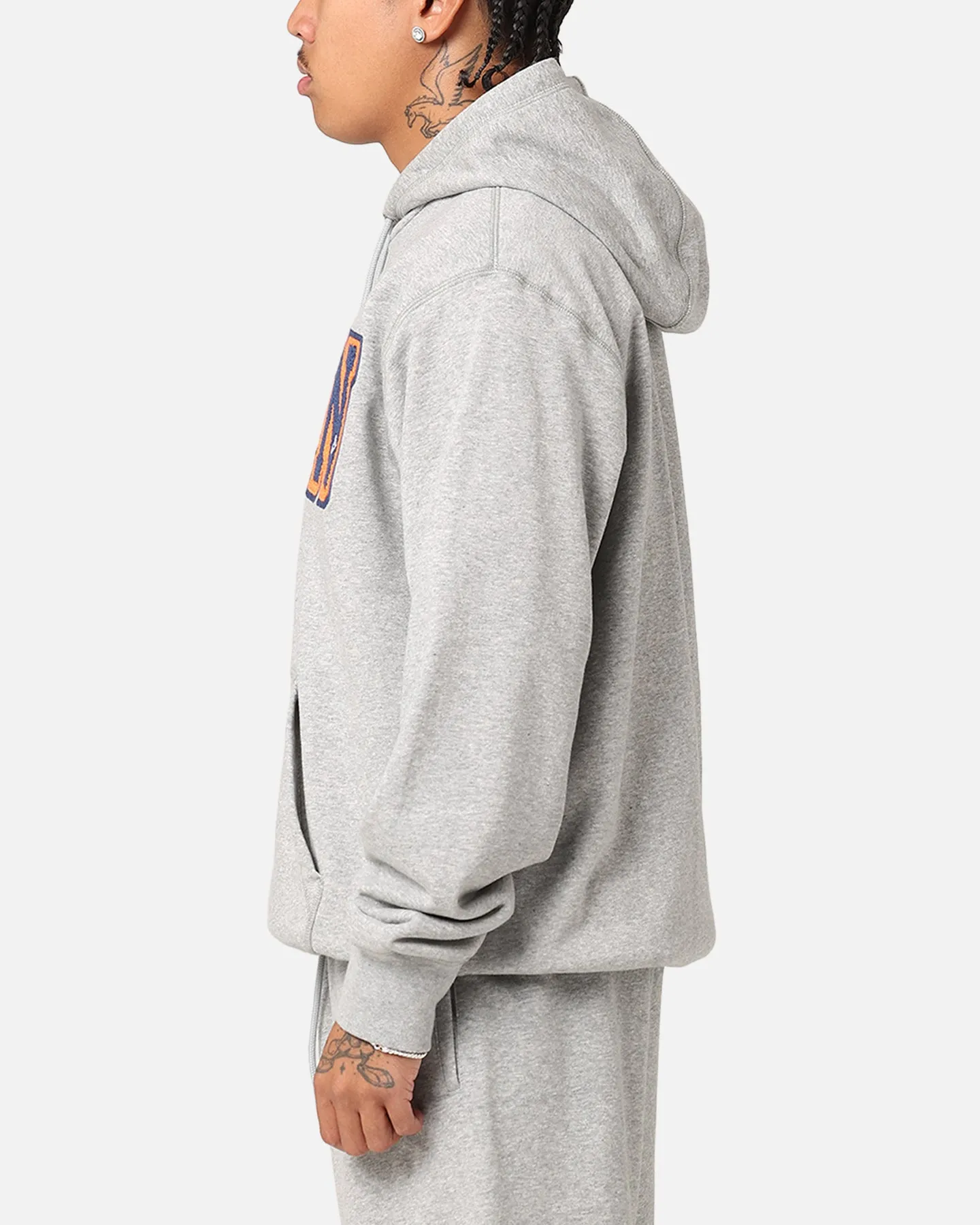 Nike Sportswear Club Essential Hoodie Dunkelgrau Melange