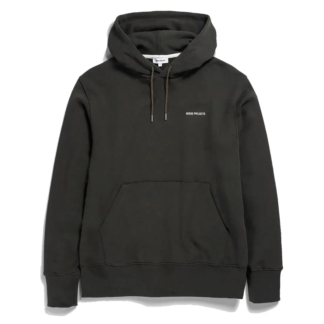 Norse Projects Arne Logo Hoodie Buchengrün
