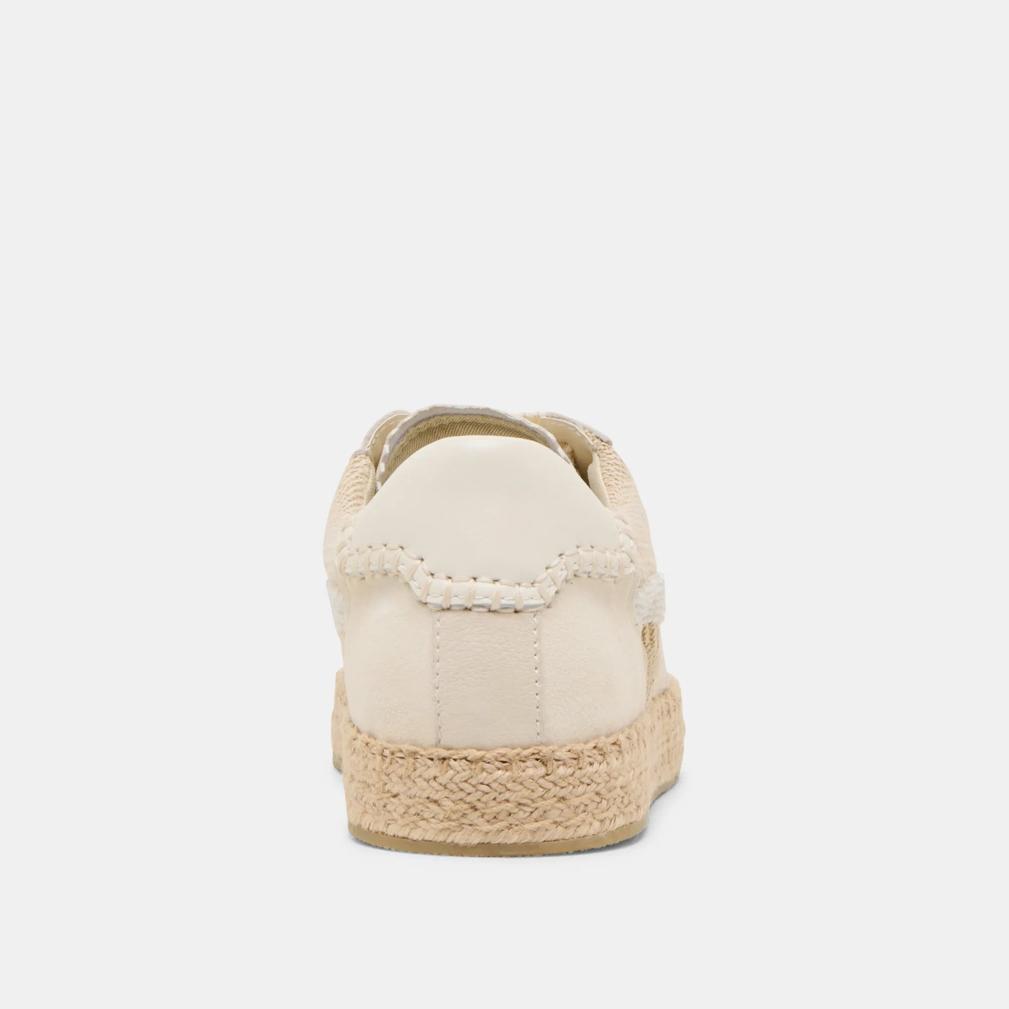 HINWEIS ESPADRILLE PERLEN SNEAKERS NATUR MULTI BURLAP