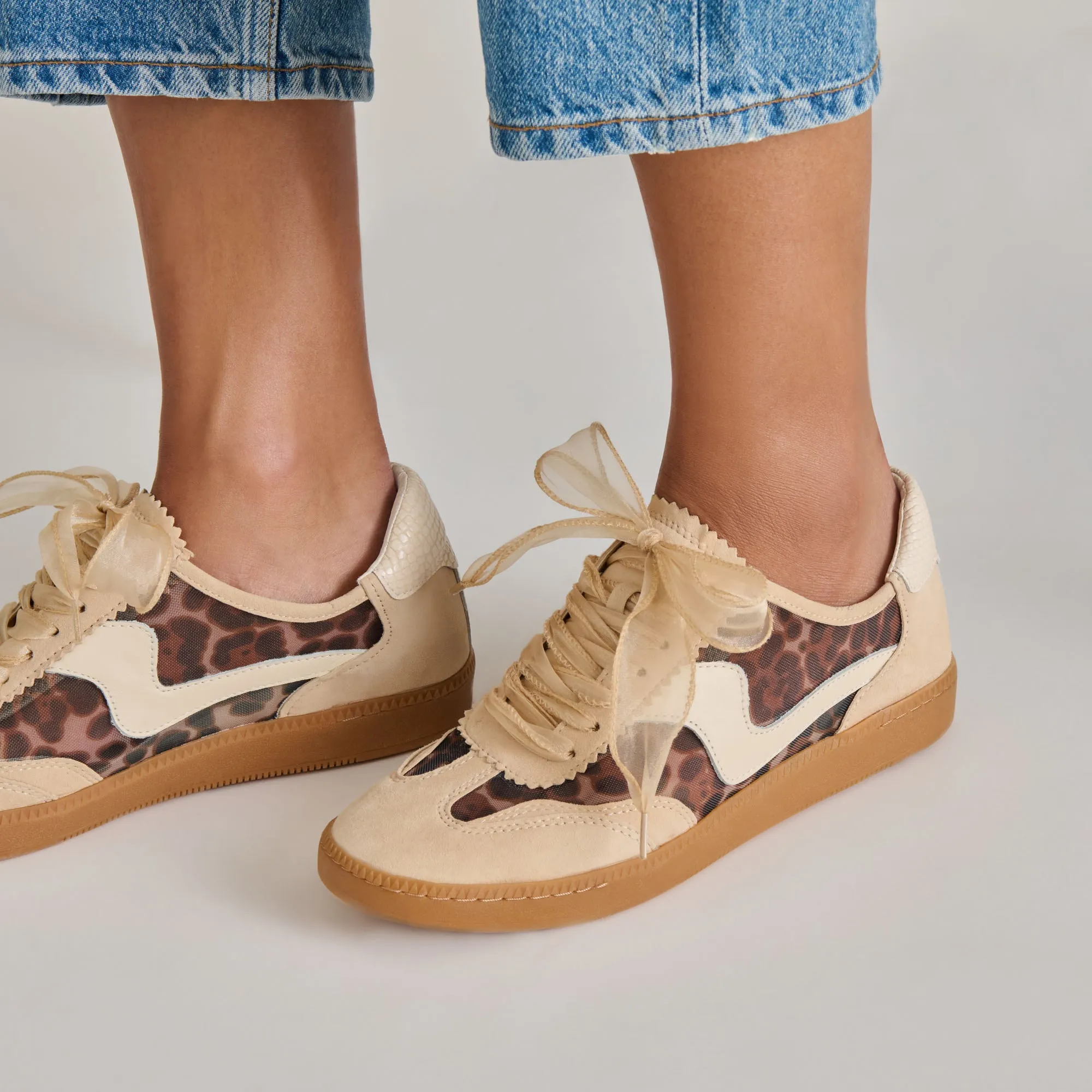 HINWEIS MESH SNEAKERS LT LEOPARD MESH
