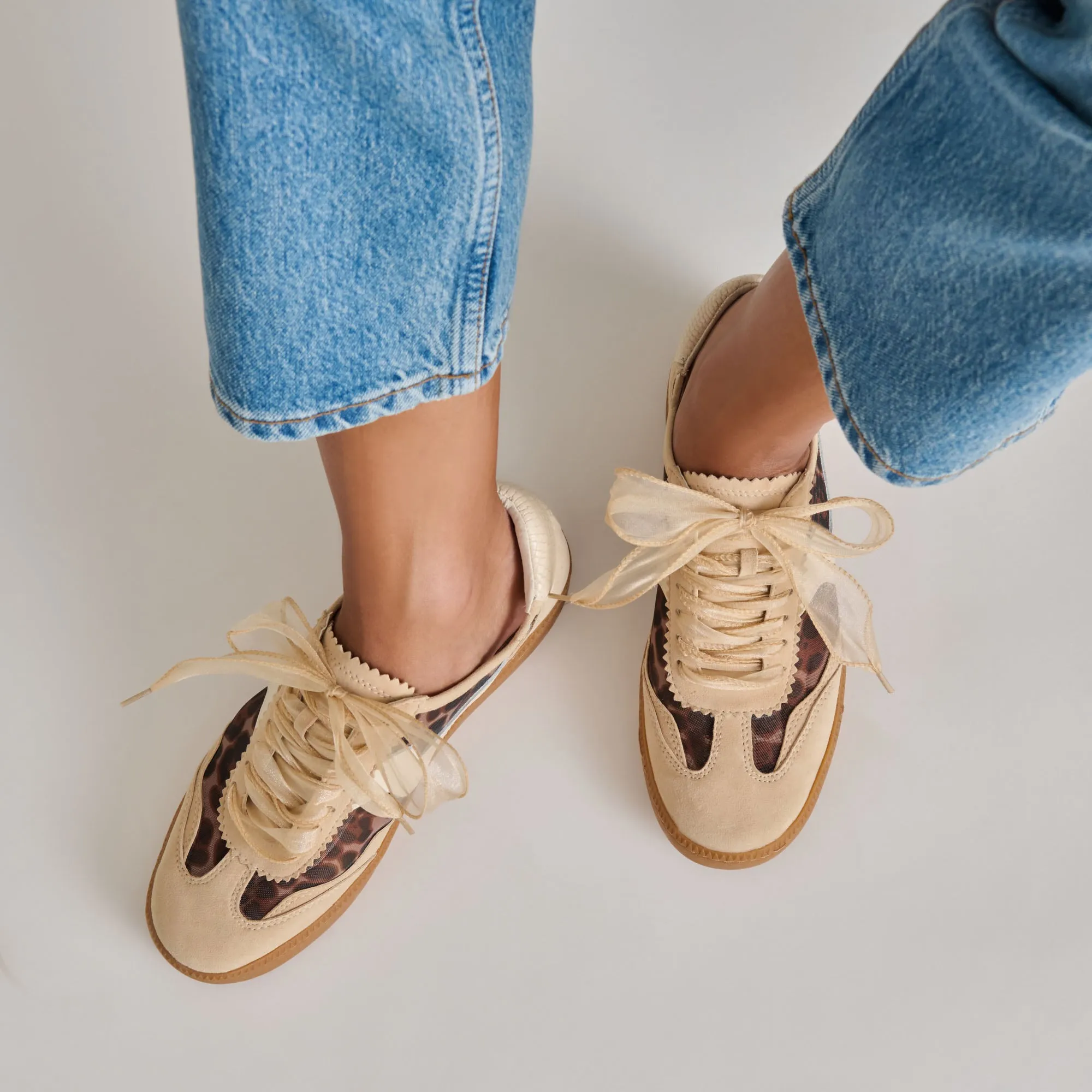 HINWEIS MESH SNEAKERS LT LEOPARD MESH