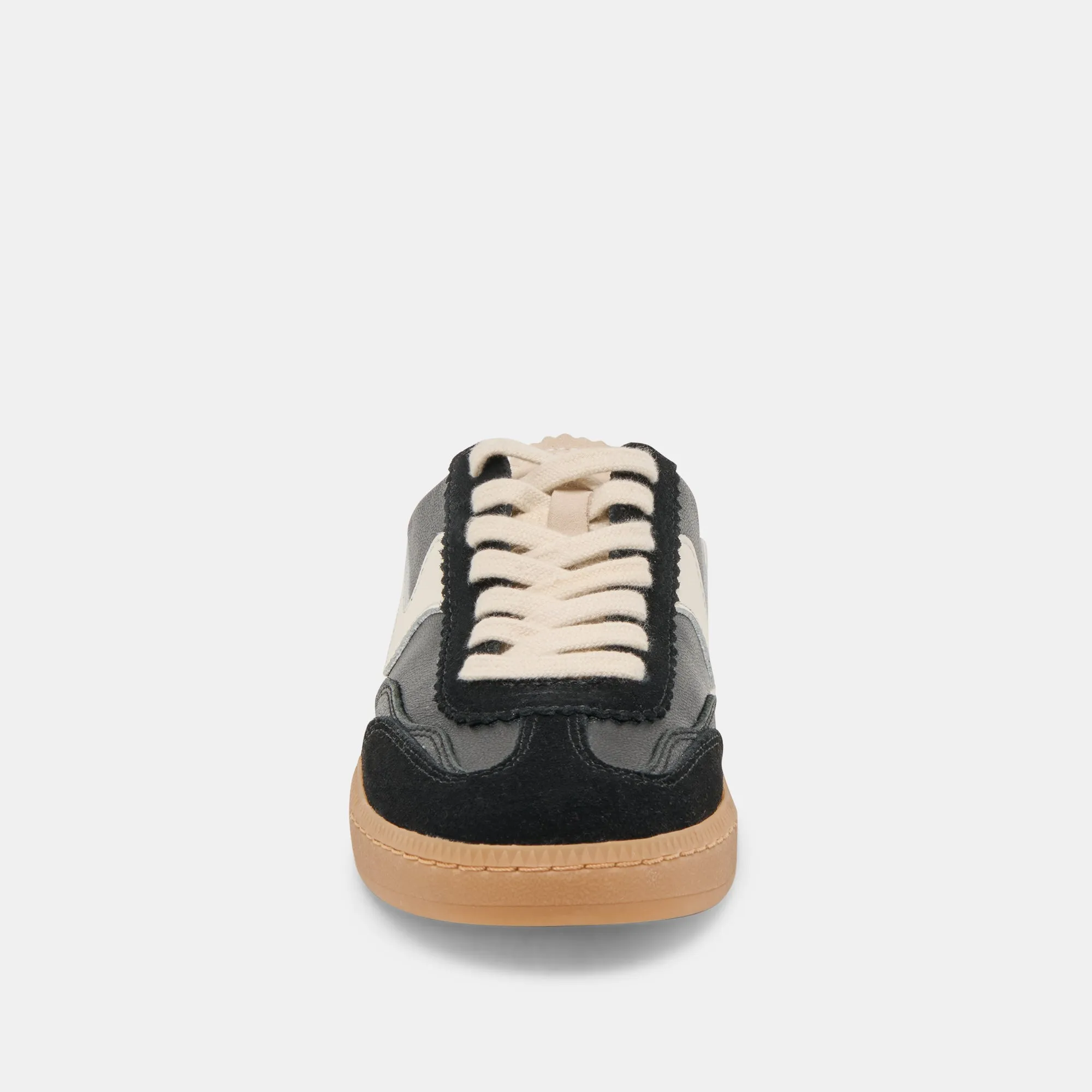 HINWEIS SLIDE SNEAKERS SCHWARZES WILDLEDER