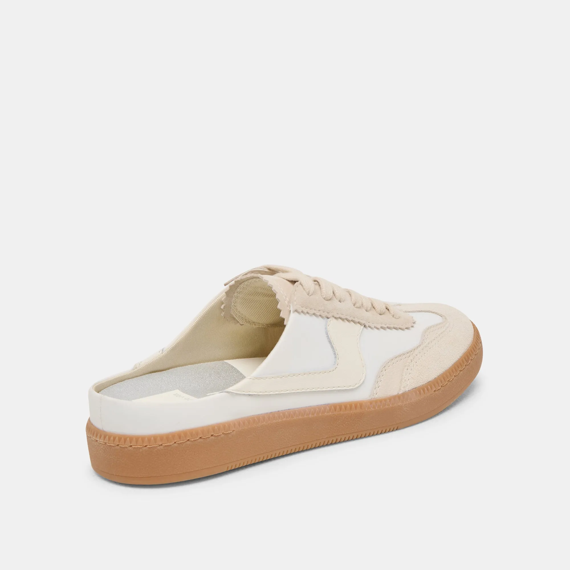 HINWEIS SLIDE SNEAKERS ELFENBEIN MULTI SUEDE